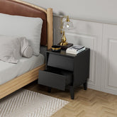 Bellemave® 2 - Set Nightstands Features Vintage - style and Bevel Design - Bellemave